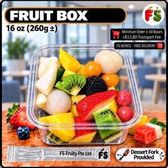 SQ450 Fruit Box 16 Oz, Wt 260g± (Select 6 Fruits + 1 premium)