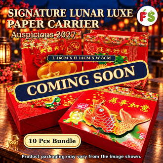 CNY Paper Carrier 10pcs|Bundle (Unable fix design artwork)