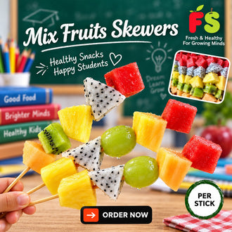 Fruits Skewers ( Select 5 fruits)