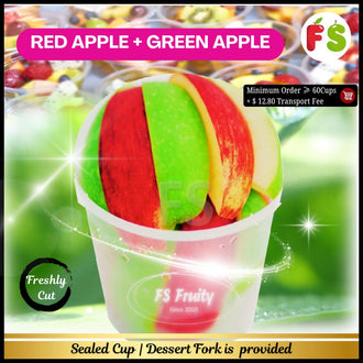 Red Apple & Green Apple , 12'Oz Wt: 150g+/-
红蘋果/青蘋果 (杯)