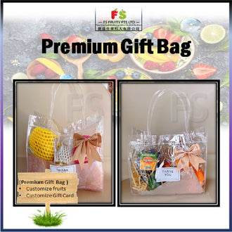 Customise Premium Fruits + Gift Card in Clear Bag with Handle