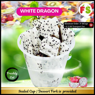 White dragon fruit Cup