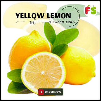 Yellow Lemon (5pcs per Pkt) . 88/100/113pcs Per Ctn. 14kg nett 黄柠檬