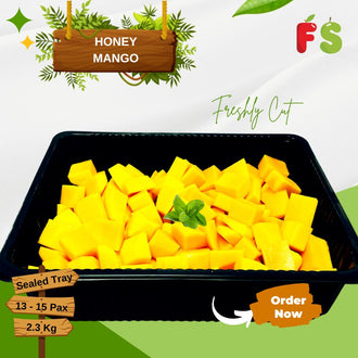 Honey Mango Cube, Sealed Tray 2.3 KG | 芒果切块