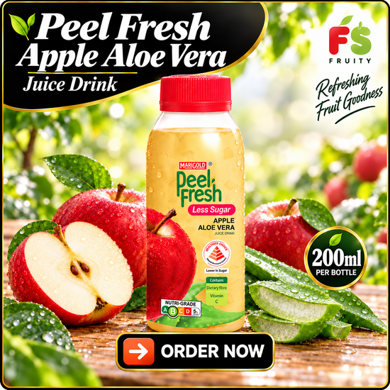 Peeled Fresh Apple Juice – 200ml (5 Bottles)