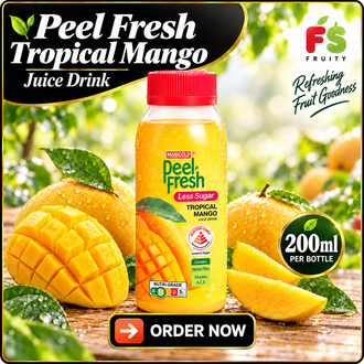 Peeled Fresh Tropical Mango Juice – 200ml (5 Bottles)