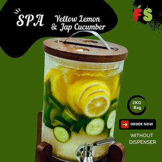Jap Cucumber + Lemon for infused water, sealed bag | 2KG