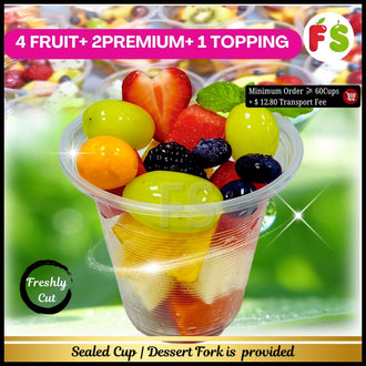 4 Normal Choice + 2 Premium +1 topping ( Available Size: 9/12/16'Oz)