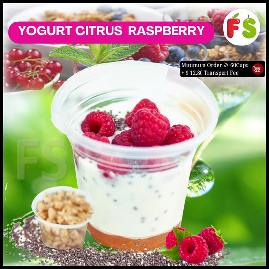Yogurt Citrus Raspberry - 9'Oz Wt: 200 gsm +/- | 40 cups onwards
