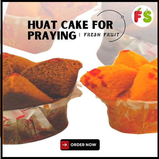 Huat cake for Praying (Medium)- 2pcs |   中发糕