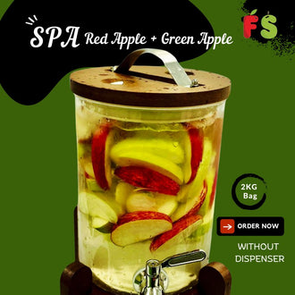 Red Apple+Green Apple wedges, sealed bag | 2KG