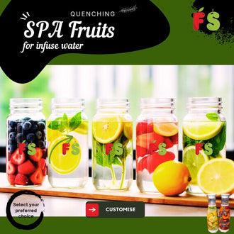 Customised SPA Fruit for infused water is available