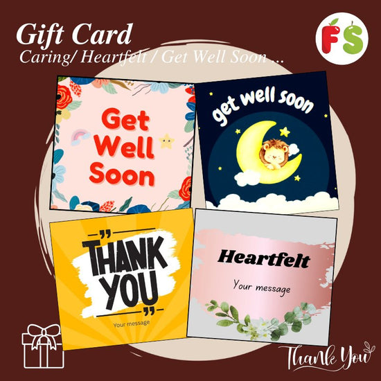 Gift Card with your desired Message is available