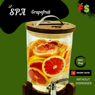 Grapefruit SLICE for infused water, sealed bag | 2KG