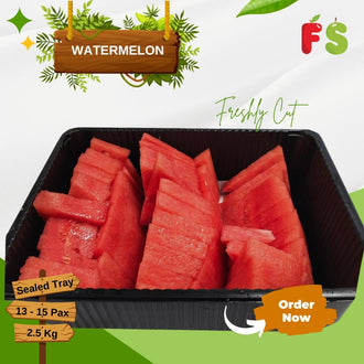 Red Watermelon Sealed Tray, 2.5KG | 西瓜切块