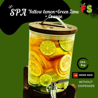 Yellow Lemon+Orange+Lime for infused water, sealed bag | 2KG