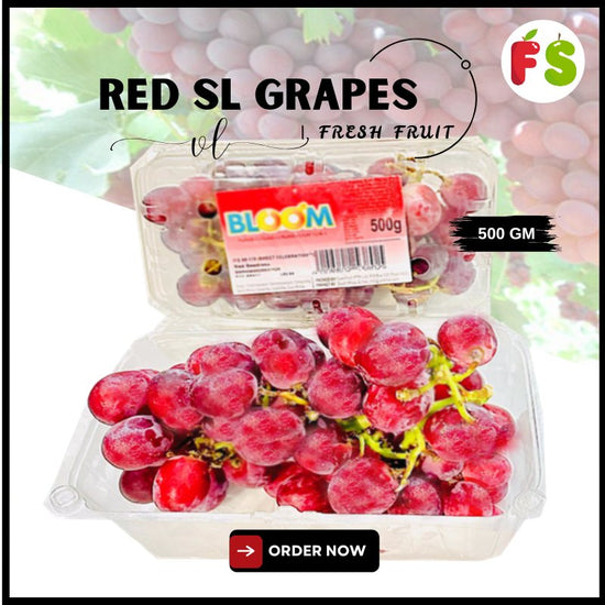 RED Seedless  Grapes 500gm  |  无子红葡萄