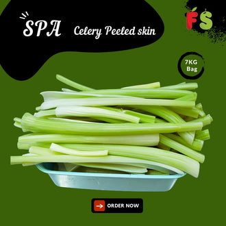 Celery Peeled skin (7 KG) , Sealed Pack