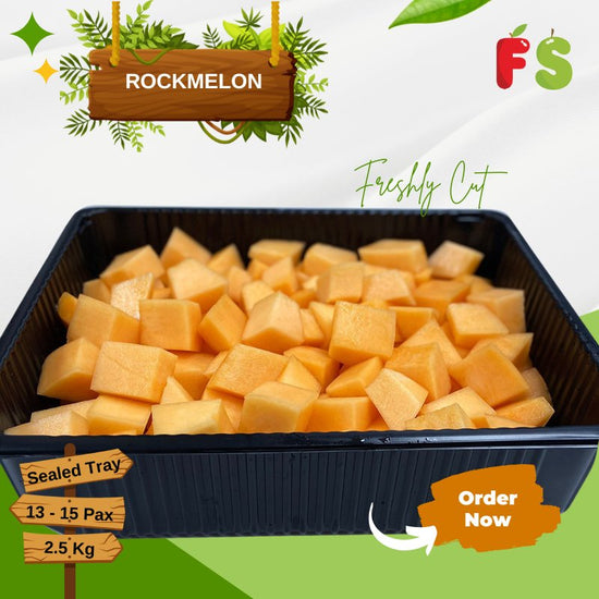 Rockmelon Sealed Tray (2.5KG)