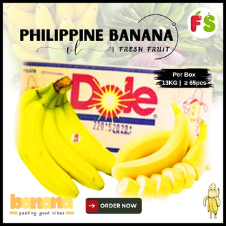 Philippine Banana (Dole/Aloha/Haha) 13kg (13 to 15 comb) | 菲律宾香焦
