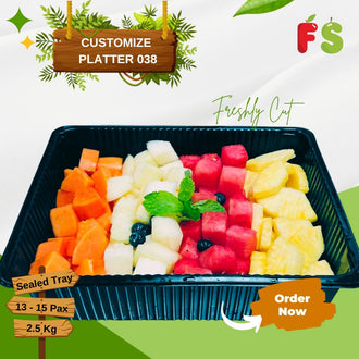 Customize Platter  038 , Sealed Tray 2.5KG