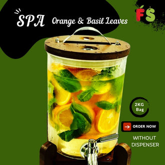 Orange+Basil Leave for infused water, sealed bag | 2KG