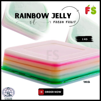 Rainbow Agar Agar  (1kg/Box)  椰浆菜燕