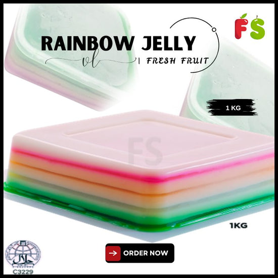 Rainbow Agar Agar  (1kg/Box)  椰浆菜燕