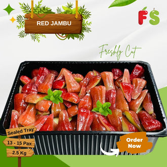 Thai Red Jambu, Sealed Tray 2.5 KG
