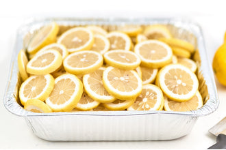 LEMON Slice for infuse water 2KG
Slicing in Alumimium Tray 25cm x 30cm