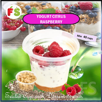 Yogurt Citrus Raspberry - N200, 9'Oz Wt: 200 gsm +/- | 40 cups onwards
