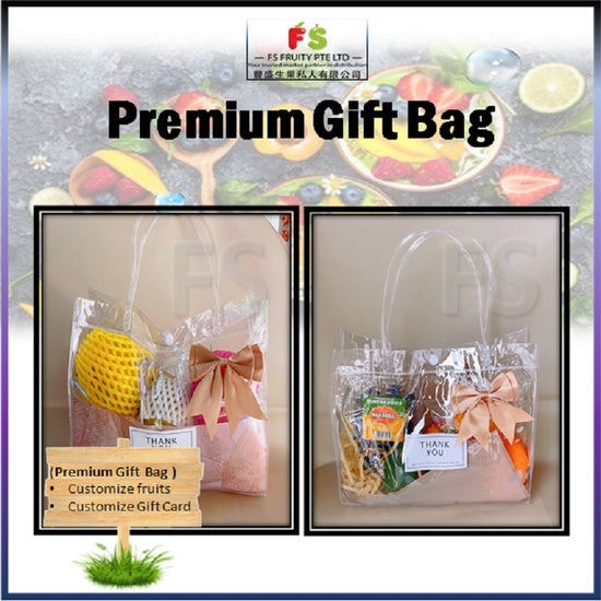 Customise Premium Fruits + Gift Card in Clear Bag with Handle