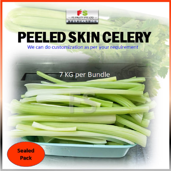 Celery Peeled skin (7 KG) , Sealed Pack