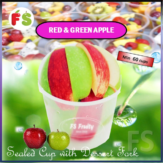Red Apple & Green Apple , 12'Oz Wt: 150g+/- 
红蘋果/青蘋果 (杯)