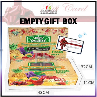 Empty fruit Gift  box - L 43cm x W 32cm X 11 Cm
