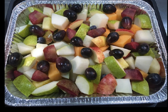 Fruits Salad , MIXED in Aluminium Tray   ( length: 50cm Width: 30cm)