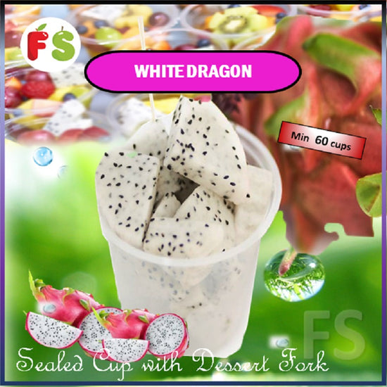 White dragon fruit Cup